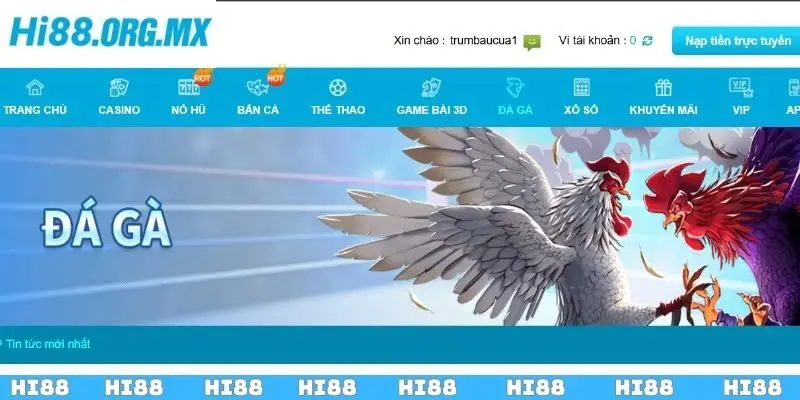 Những loại hình đá gà Hi88 hot hiện nay