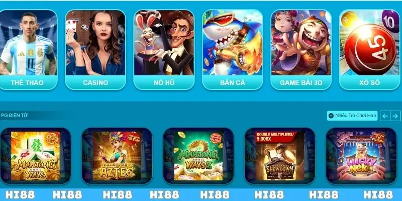 Kho trò chơi đa dạng tại Hi88 – “Chơi quài không chán”