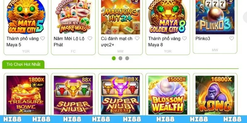 Quy trình tham gia quay hũ tại Hi88 nhanh chóng